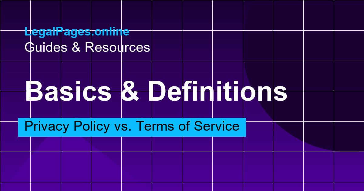 Basics & Definitions